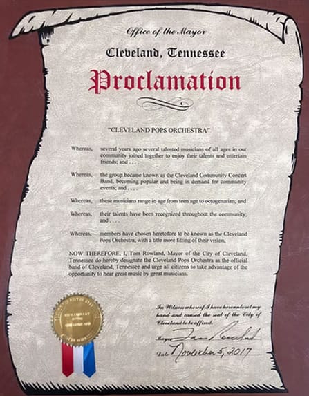 Proclamation Proclamation